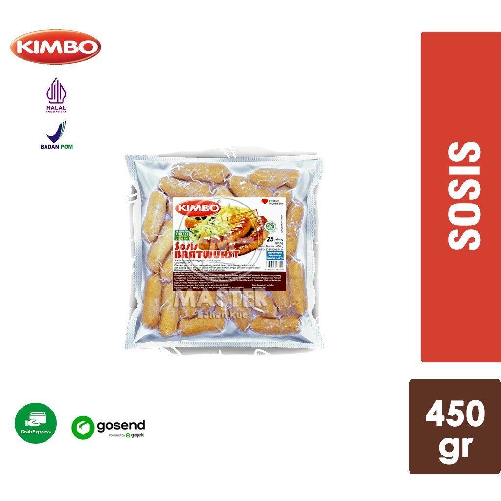 

Sosis Bratwurst Coktail KIMBO Mini 450gr [KHUSUS INSTANT]