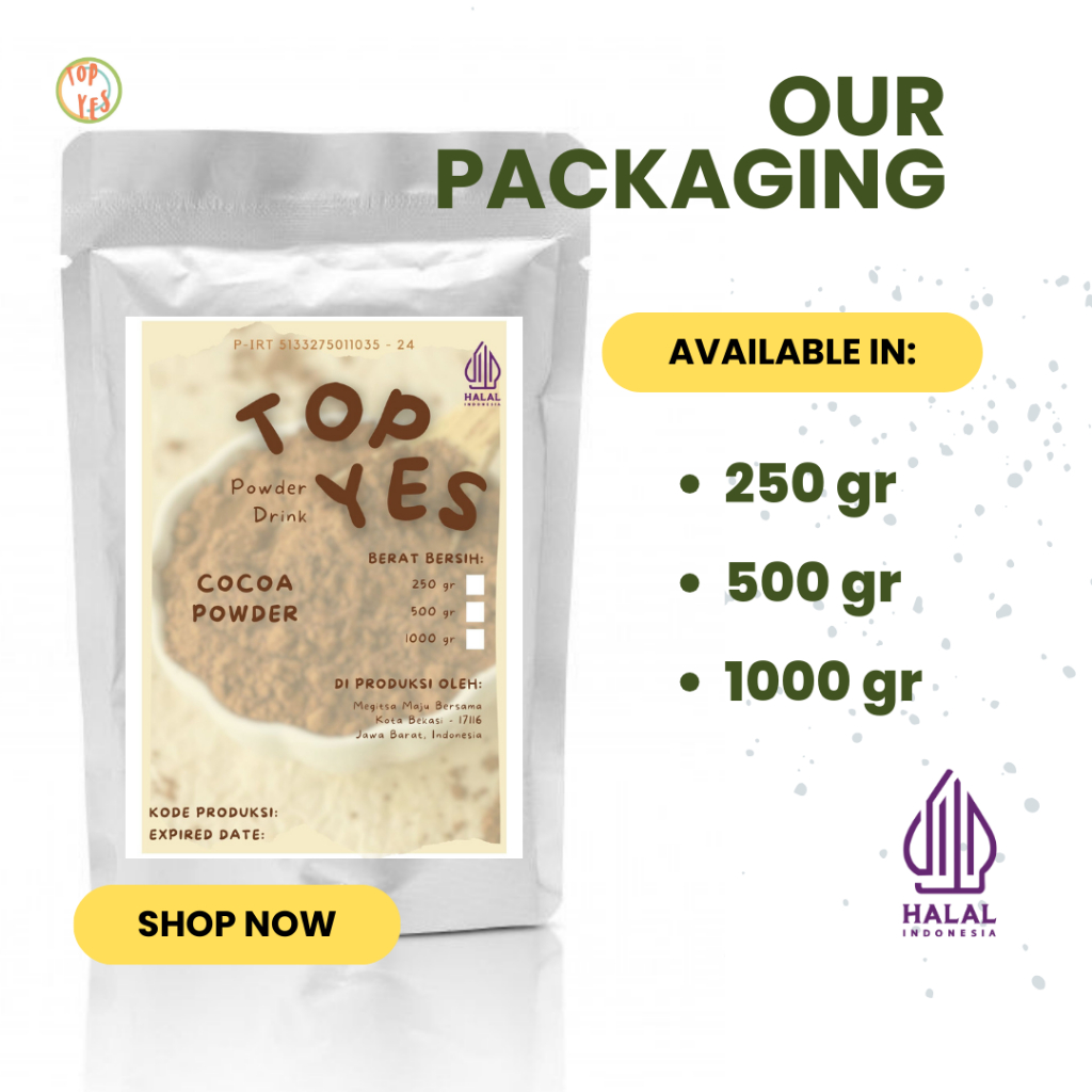 

Bubuk Cokelat Asli / Cocoa Powder 500 g