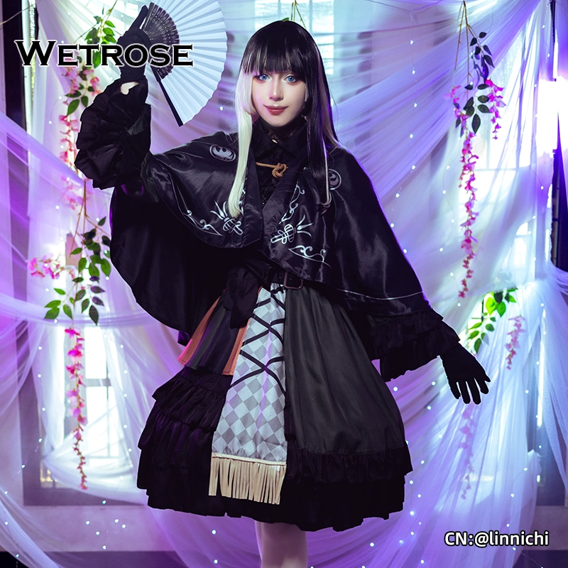 【Wetrose】 Hololive JP Dev_Is ReGLOSS Juufuutei Raden Cos Women's Costume Cosplay Set Kostum Wanita J
