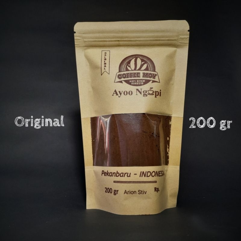 

Kopi Hitam Robusta ORIGINAL kemasan 200 gr