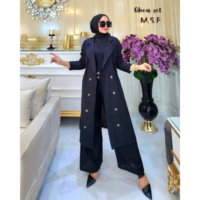 GAMIS WANITA GHEA SET BLAZER(FZ)
