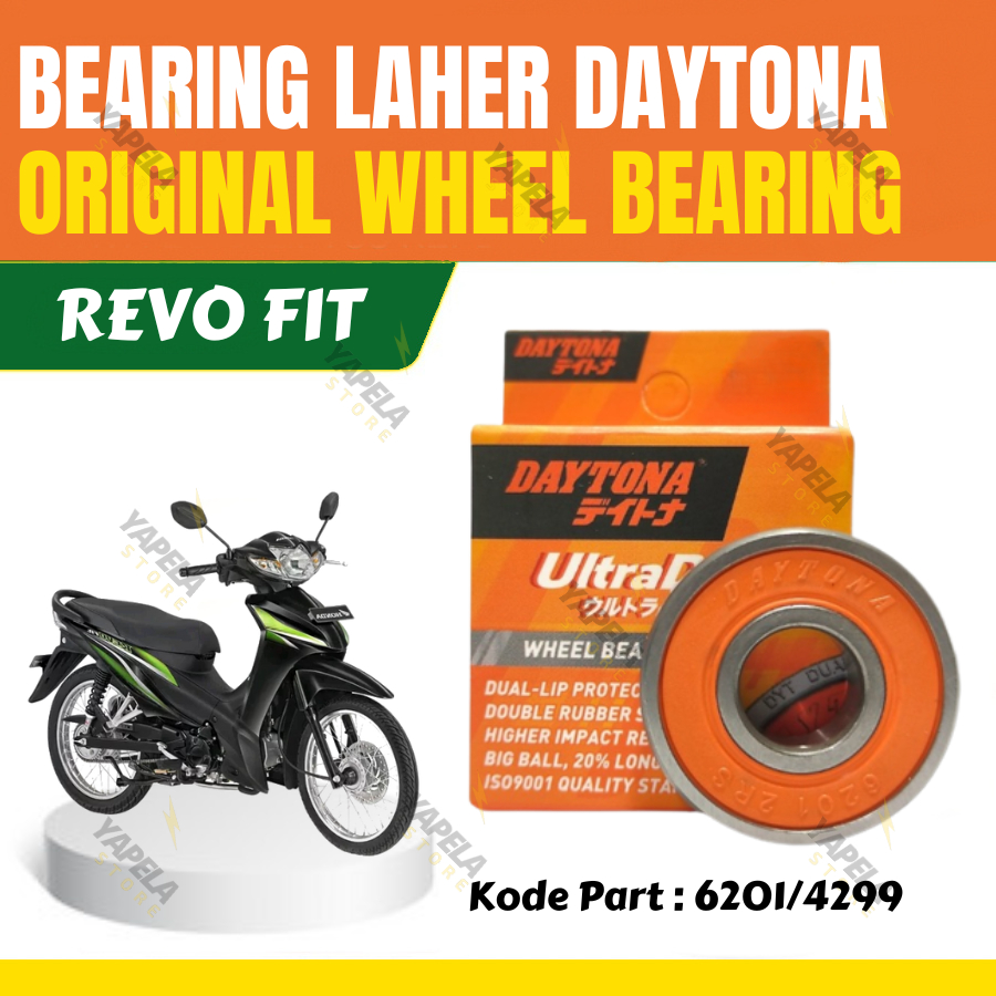 Bearing Laher Revo Fit Original Daytona Racing Lahar 6201-2RS