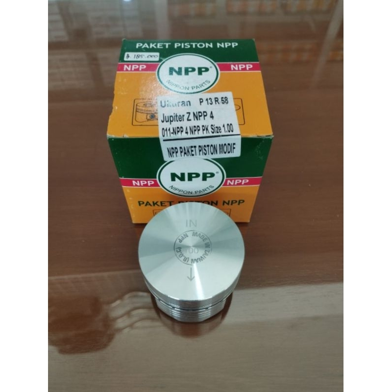 piston kit mentah custom dome pin 13 npp
