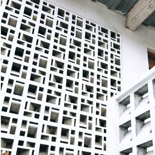 [COD] Roster Beton Minimalis Atau Loster Beton Motif Lubang 4