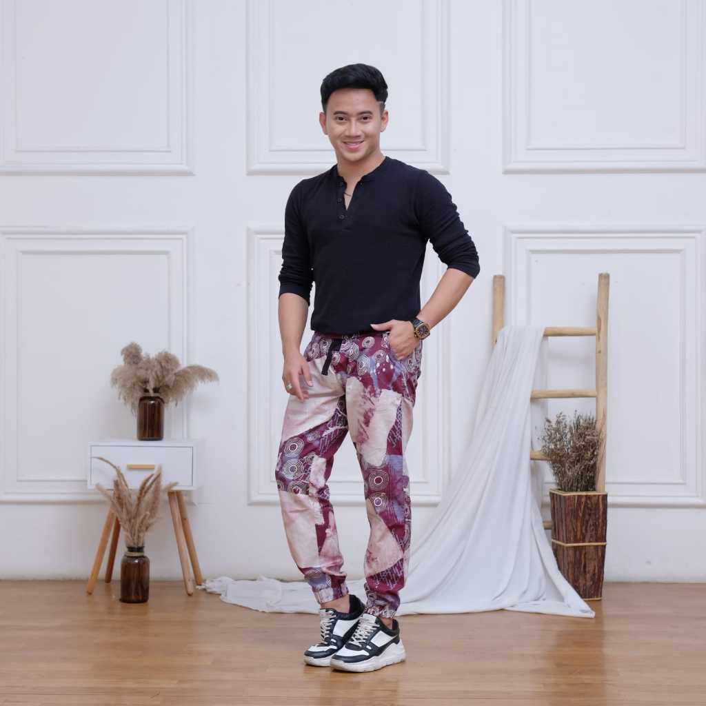 celana joger batik