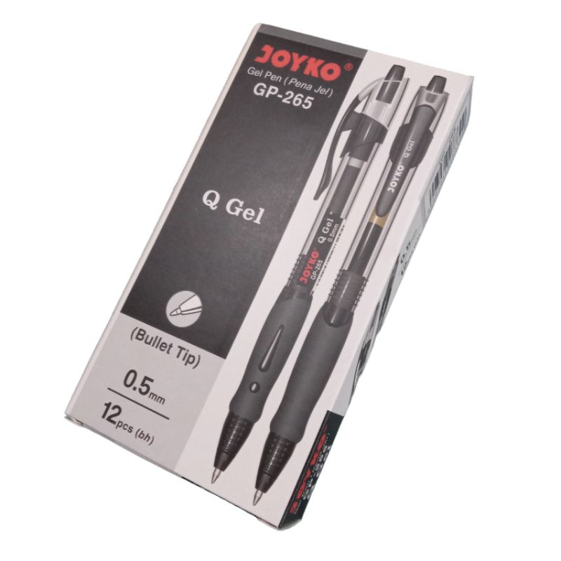 

GEL PEN JOYKO GP-265 Q Gel black 1 lusin/12pcs