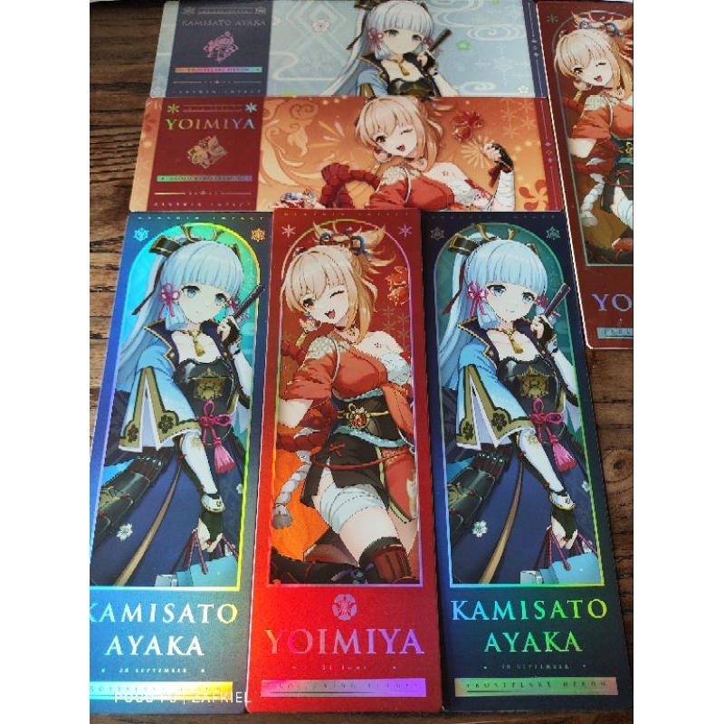 [LIMITED OFFICIAL GENSHIN MERCH] Tiket Ayaka, Tiket Yoimiya, Totebag Paimon, Totebag Yoimiya