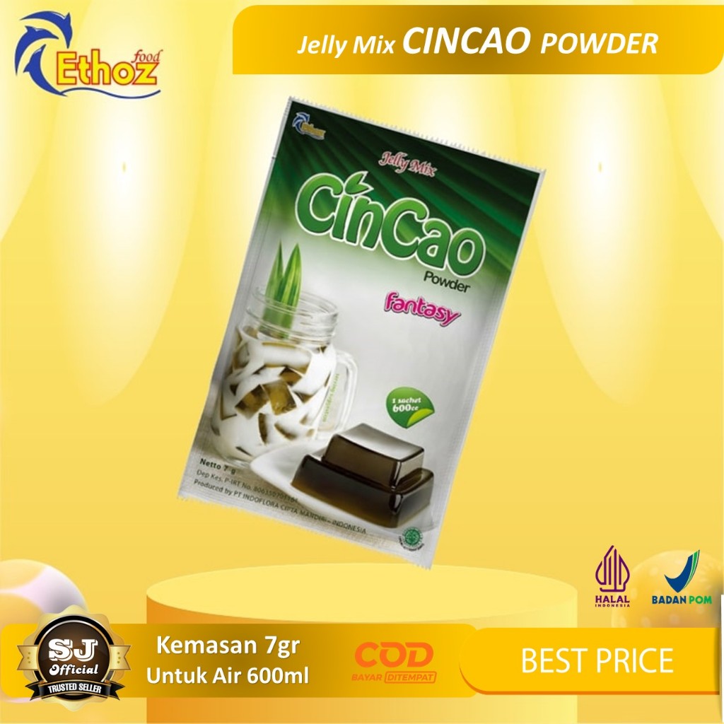 

ETHOZ Jelly Mix CINCAO POWDER - Bubuk Pembuat CINCAU - BEST SELLER