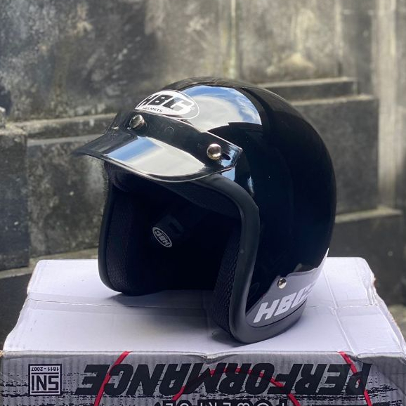 Helm Bogo HBC Half Face Original + Japan Pet