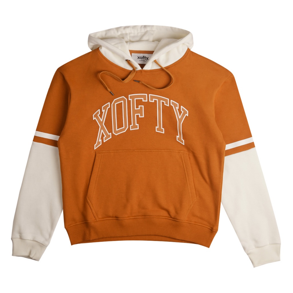XOFTY Raekwon Hoodie - Hoodie Unisex Cut and Sew untuk Daily Wear, Hangout & Aktivitas Luar | CVC 80