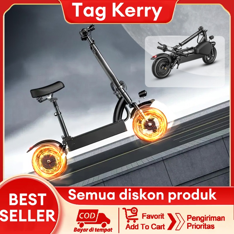 ✅ READY STOCK✅⚡100% Ori⚡ Lipat Skuter Listrik 36V 400W 12 -Inch Dewasa Skateboard Waterproof Skatebo