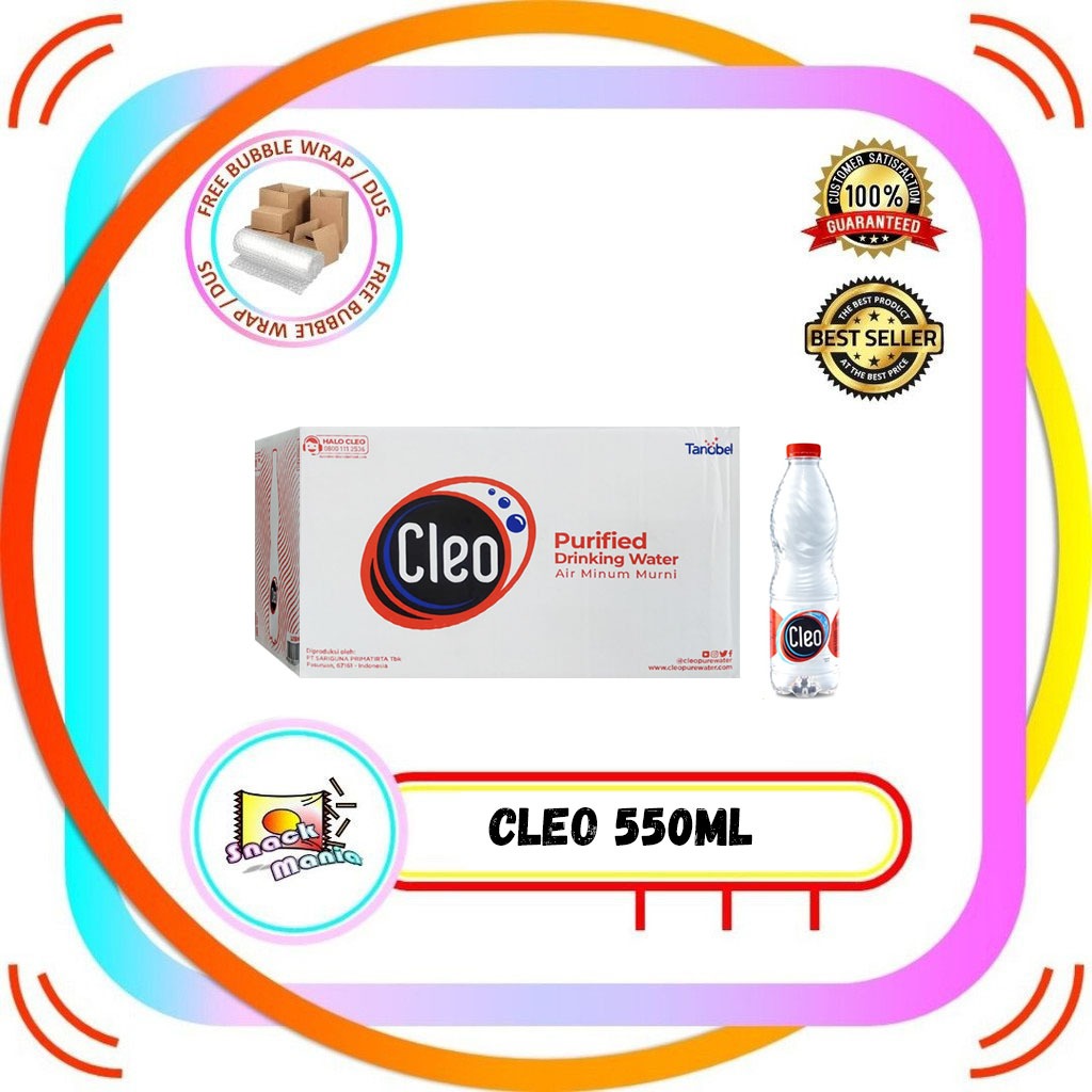 

CLEO Air Minum Botol 550 ml DUS 24 Pcs