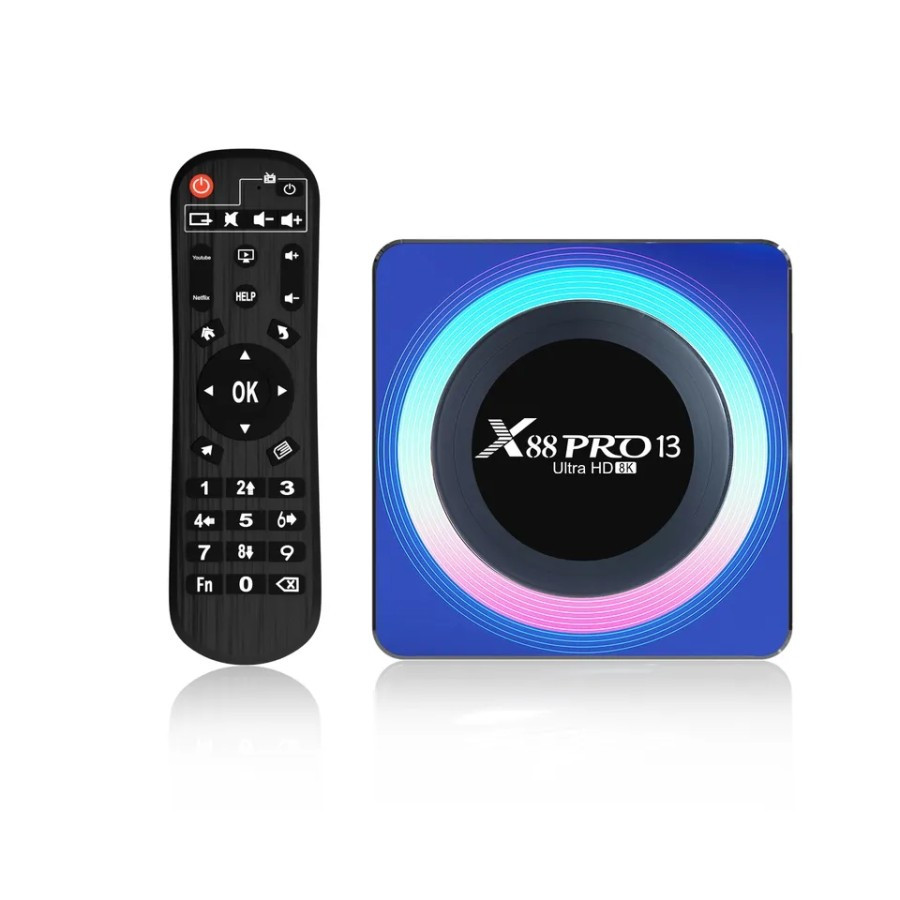 Tjbox X88 Pro 13 Tv Box Android 13 4/64GB RK3528 Quad-Core Cortex-A53