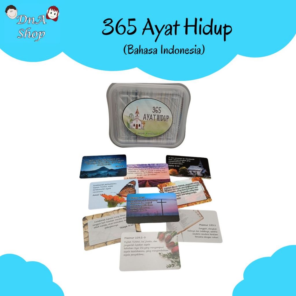 365 Ayat Hidup (Kartu Ayat Alkitab 1 Tahun)