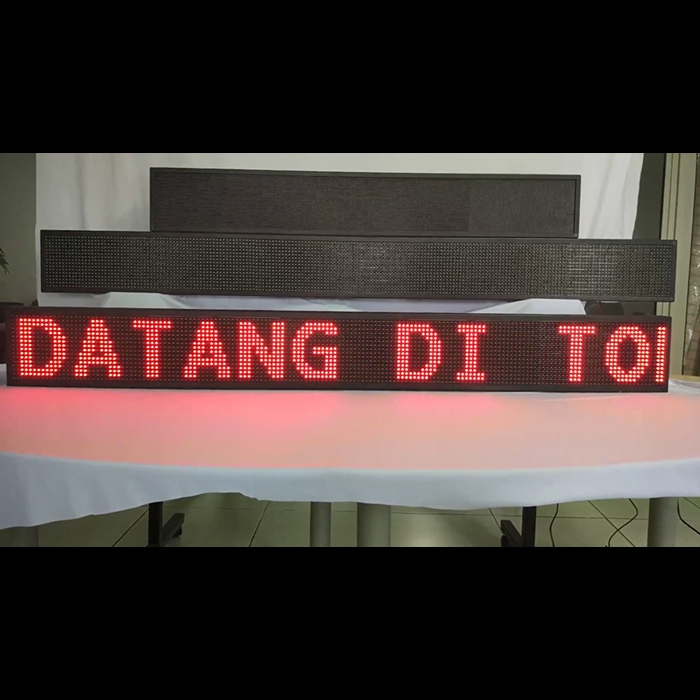 Running Text, Jam Running Text Toko, Running Text JT165
