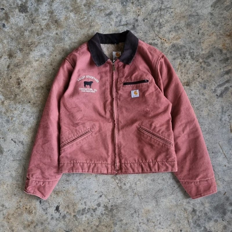 CARHARTT WJ097 DETROIT JACKET KNOWN AS SALMON COLOR ORIGINAL