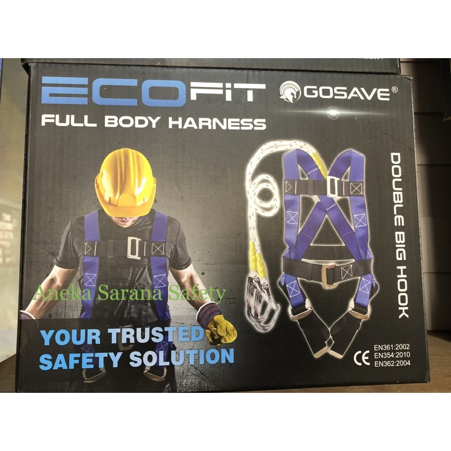 Full Body Harness Double Hook Gosave Ecofit