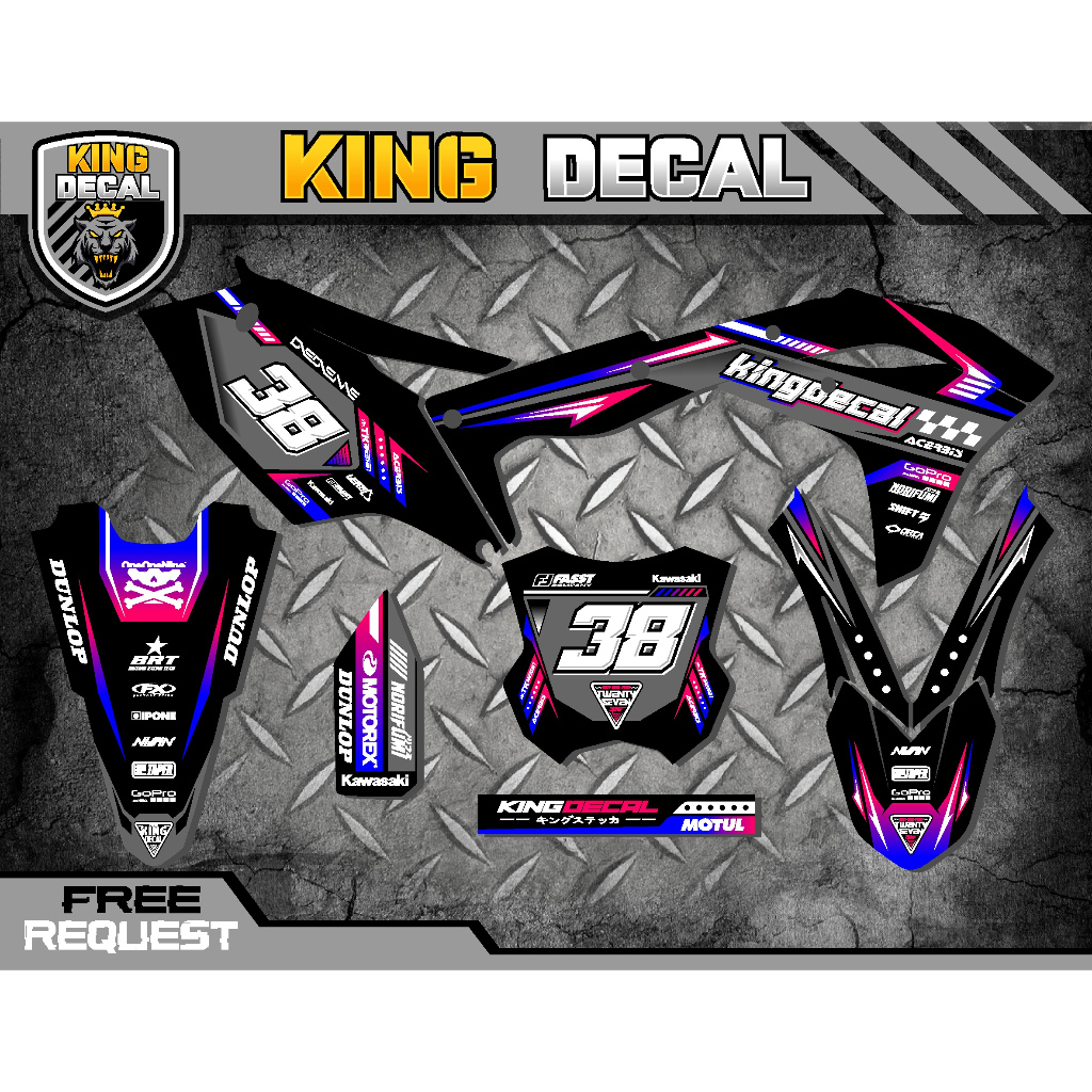 DECAL STICKER KX 250 DECAL KX 450 DECAL STICKER KXF 250 DECAL KXF 450