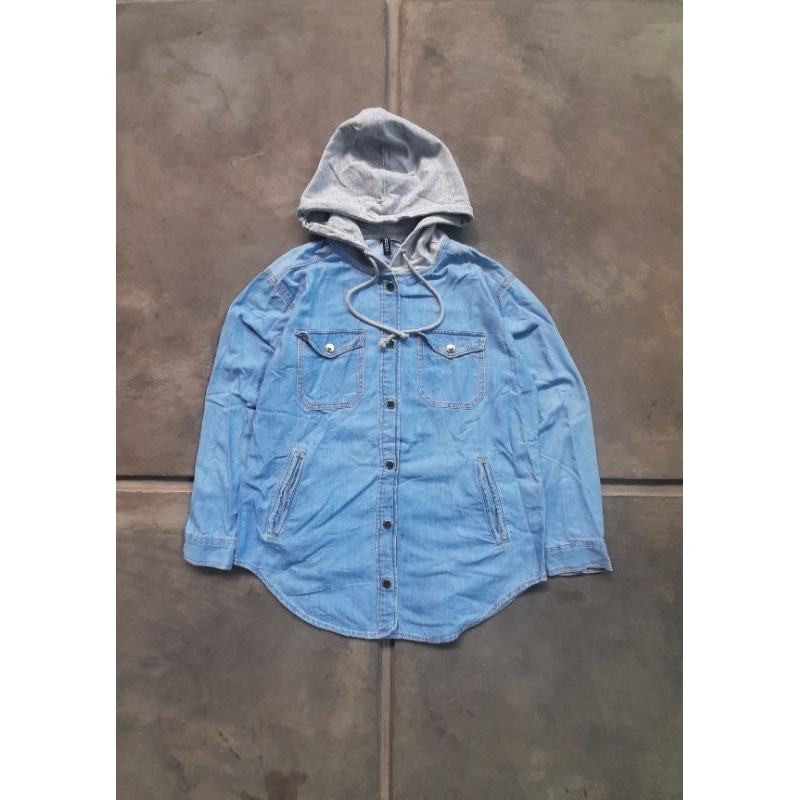 HNM DENIM HOODIE JACKET