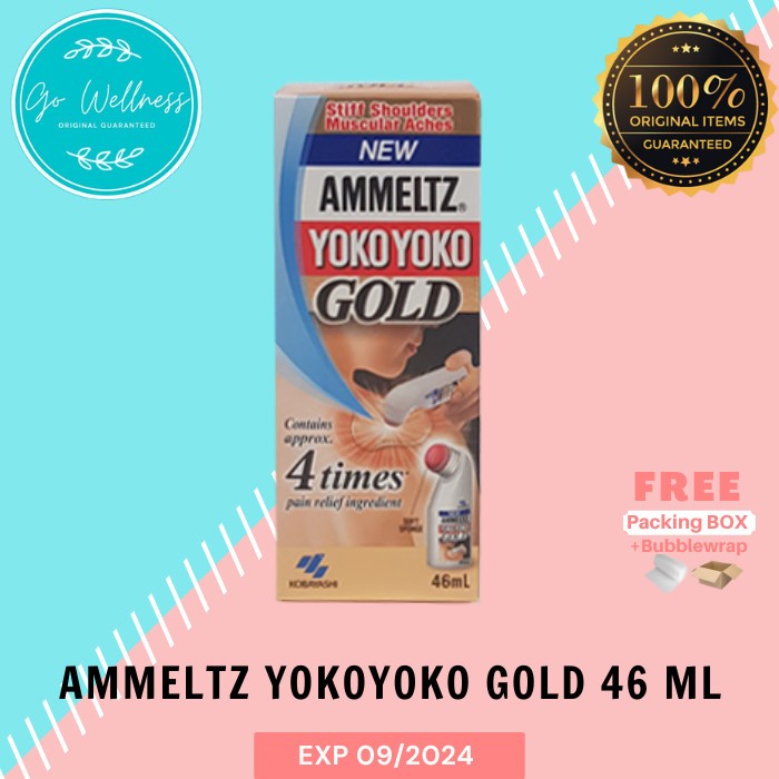 Yokoyoko Gold 46 ml Import Malaysia Ammeltz Yoko Yoko Japan Kobayashi