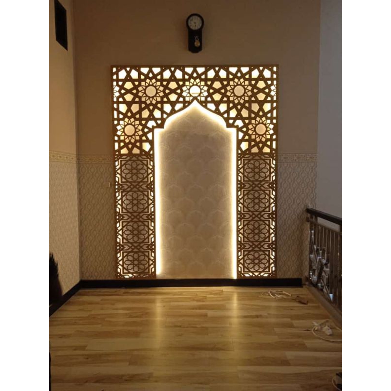 Mihrab Musholla Bahan PVC BOARD