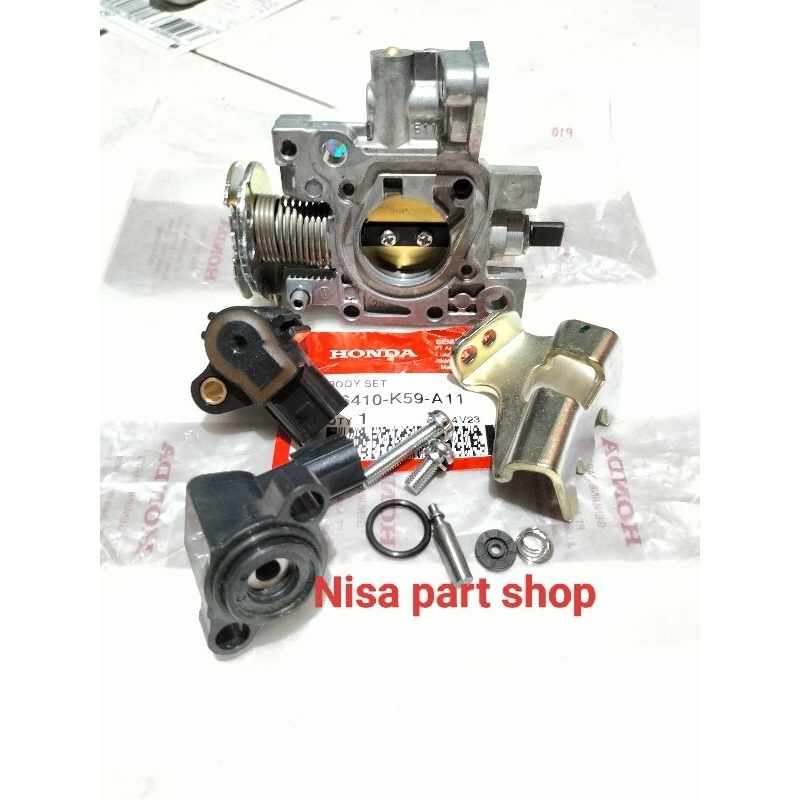 paket TB + TPS + iacv Vario 150 trotle body set TPS dan iacv Vario 150 trotle body Vario 150 trotol 