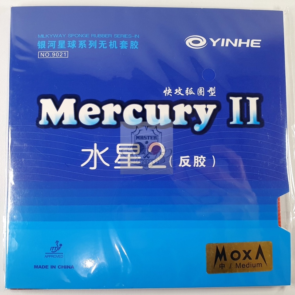 12.12 SALE Yinhe Mercury II Medium - Karet Bet Pingpong Yinhe Mercury 2 Bat Tenis Meja 