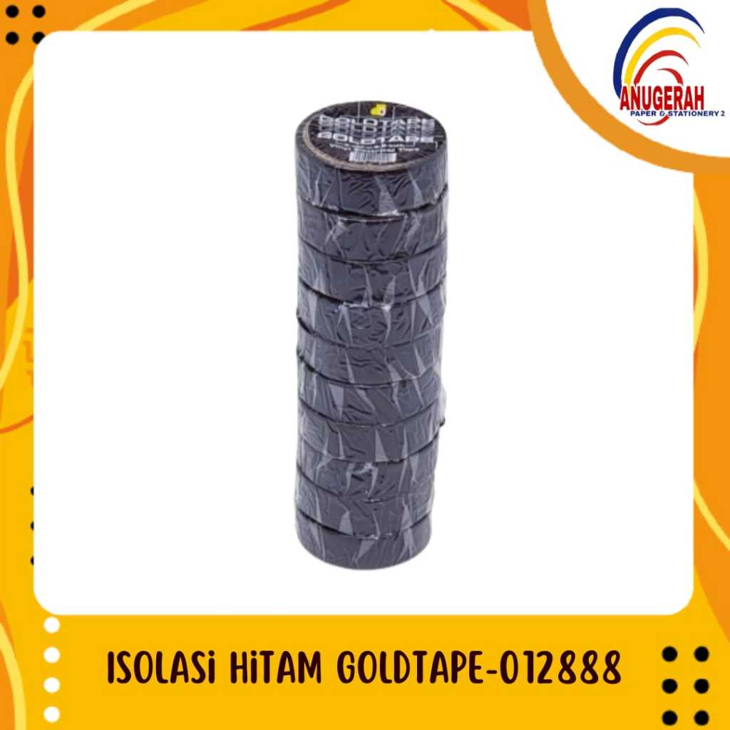 

ISOLASI HITAM GOLD TAPE (5/8 INCH)/15MM (SLOP)