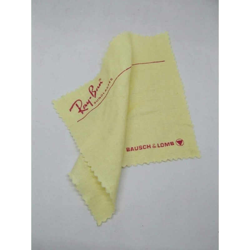 Kain lap pembersih kacamata Raybn BL bauschandlomb usa vintage nos aviator outdoorsman shooter clubm
