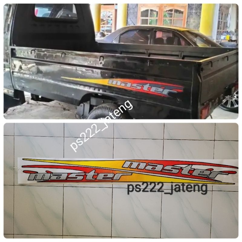Stiker zebra espass master pick up