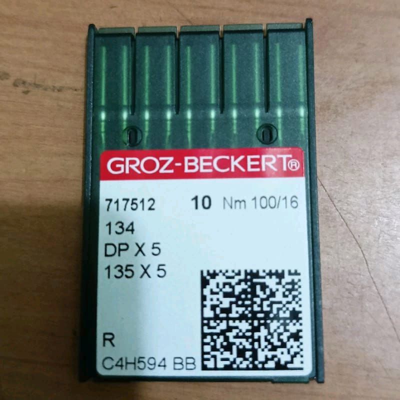 Jarum DP Mesin Jahit nomor 16 Merk GROZ BECKERT DPX5 100/16
