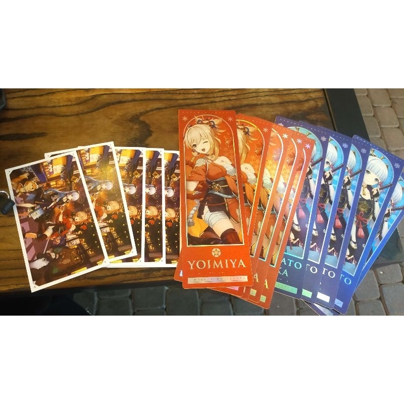 OFFICIAL GENSHIN IMPACT Tiket Yoimiya Kamisato Ayaka Festival Kenangan Teyvat