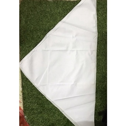 KODE VUD164 Mitela Pmr /kain putih segitiga/kain pembalut siku segituga bahan kain katun