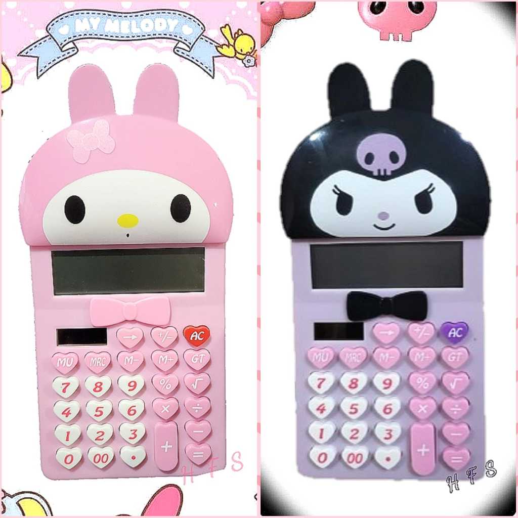 

kalkulator 12 digits kuromi dan melody