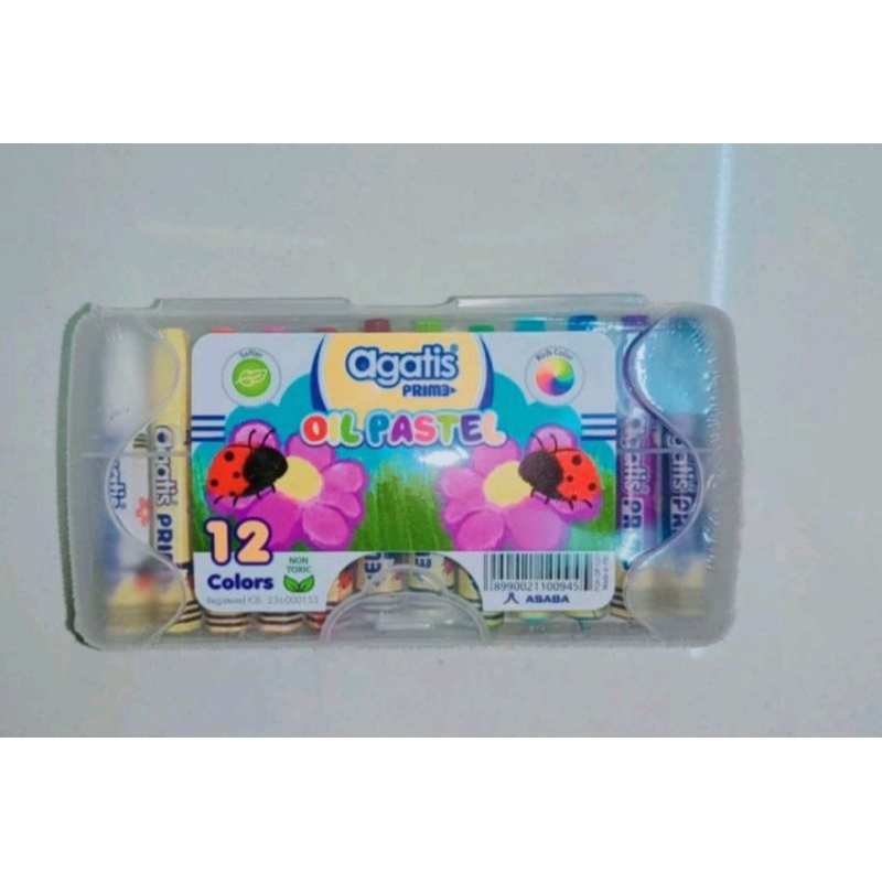 

OIL PASTEL/CRAYON MEWARNAI AGATIS PRIME 12 WARNA