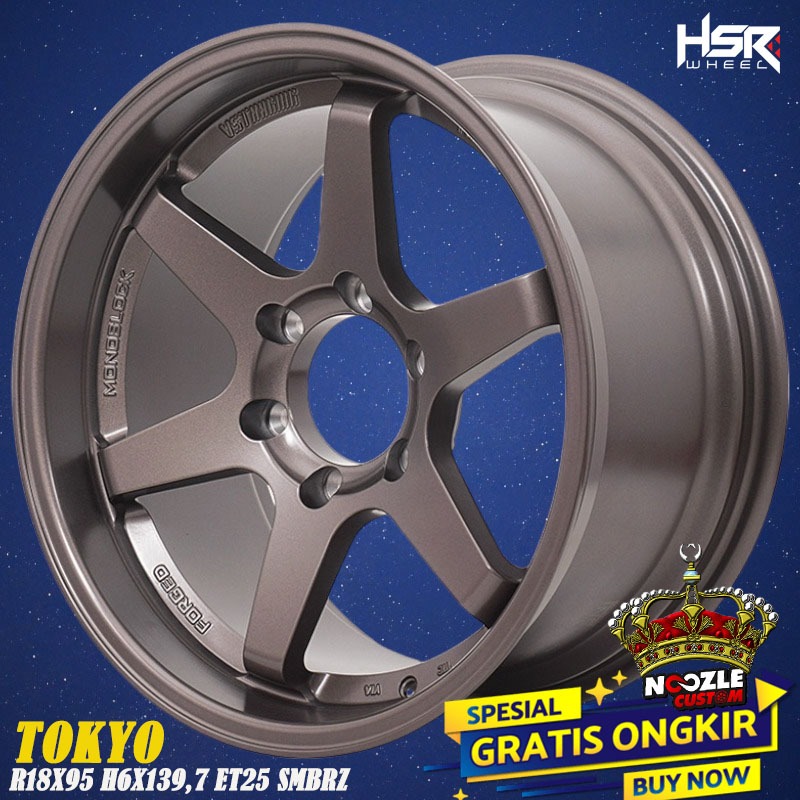 Velg Mobil Fortuner Strada Ring 18 Palang 6 Lubang 6 Pelek Racing Pajero