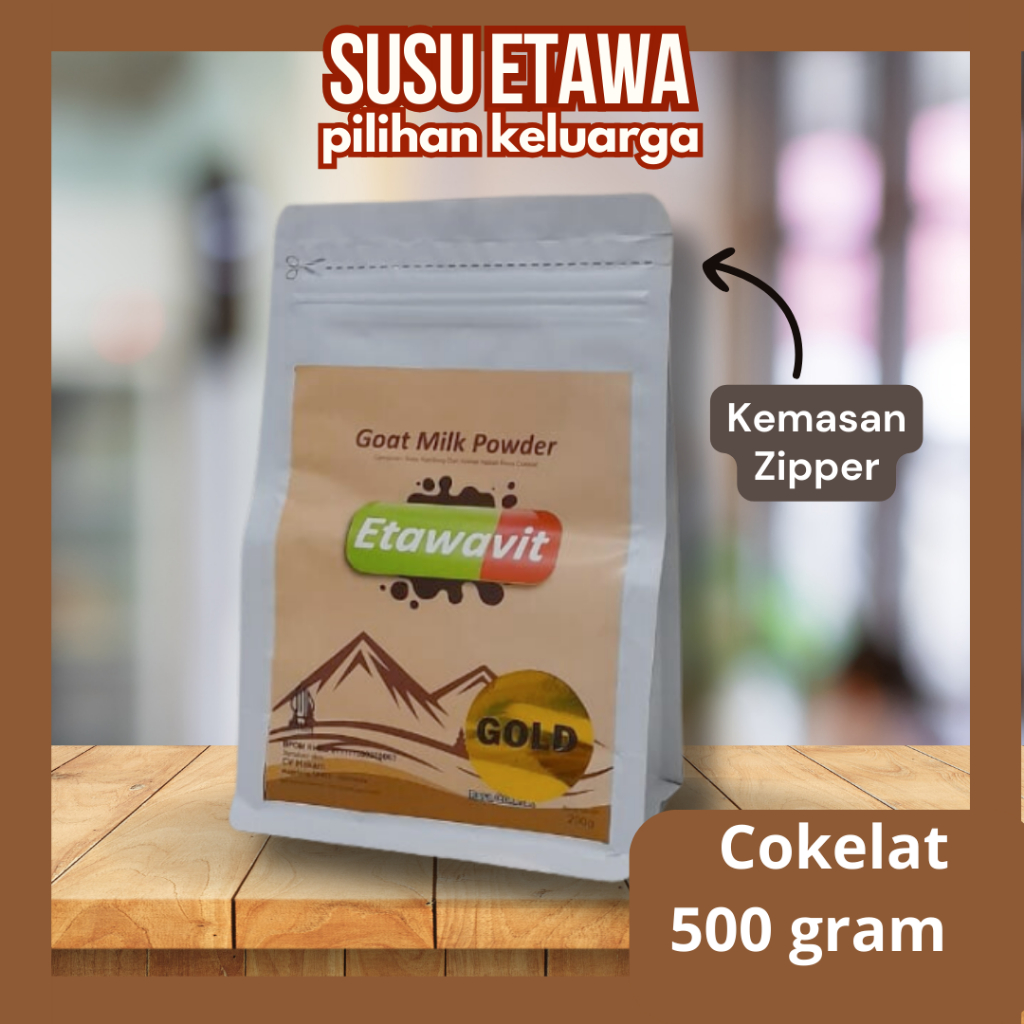 

Susu Etawa Etawavit Asli 100% Rasa Cokelat 500 gram