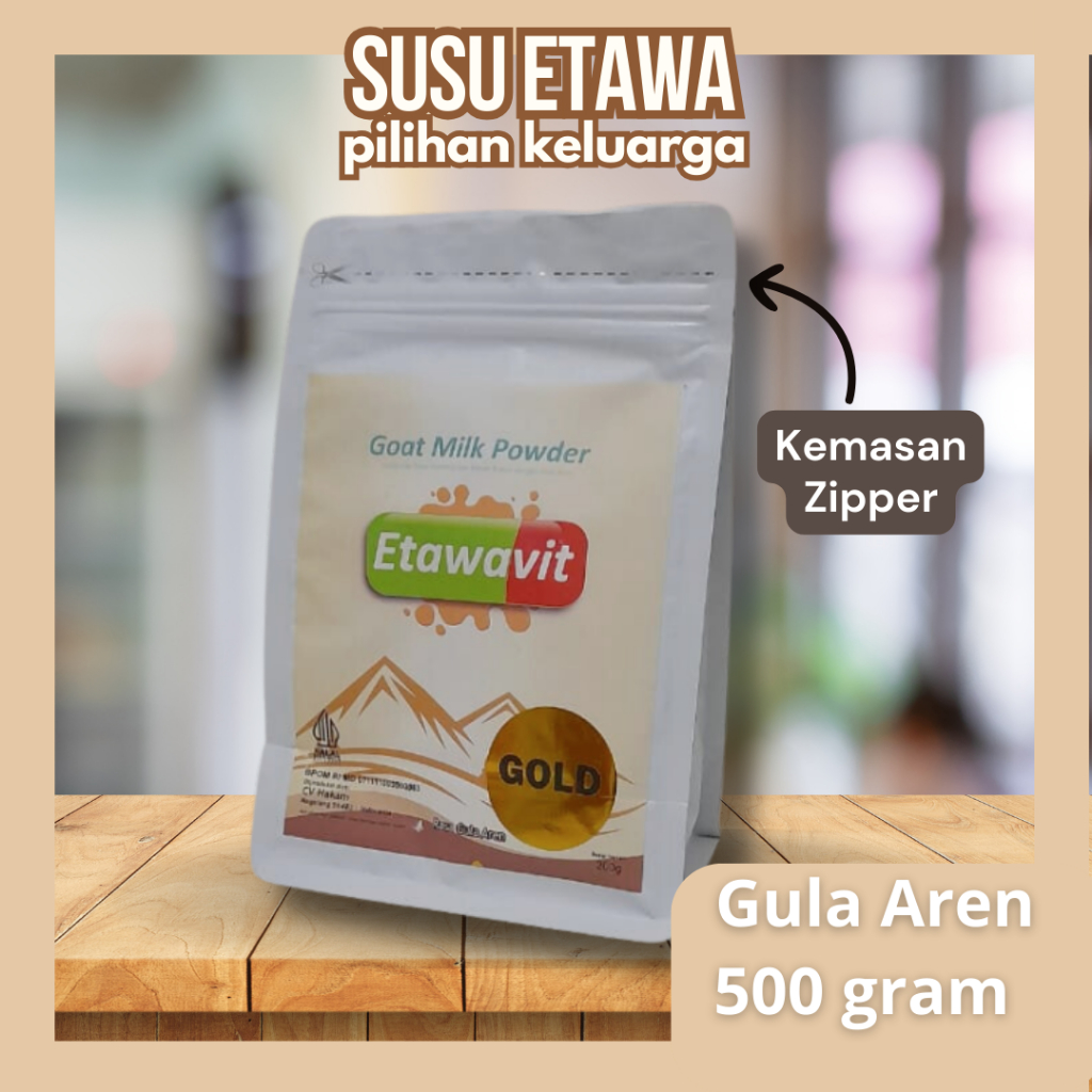

Susu Etawa Etawavit Asli 100% Rasa Gula Aren 500 gram