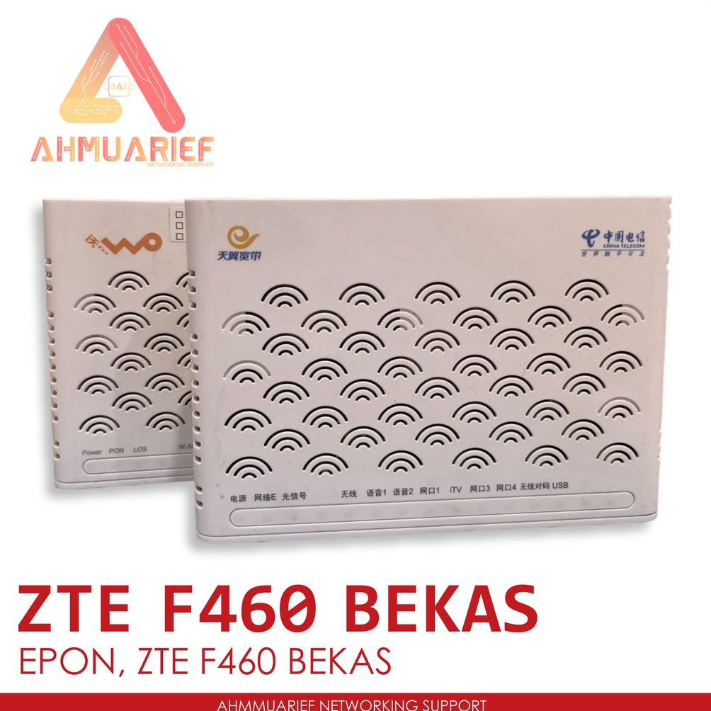 [Miliki] ONT EPON ONU ZTE ZXHN F460 ACCESS POINT WIRELESS WIFI BUKAN F660 F609 GPON ATAU XPON 95