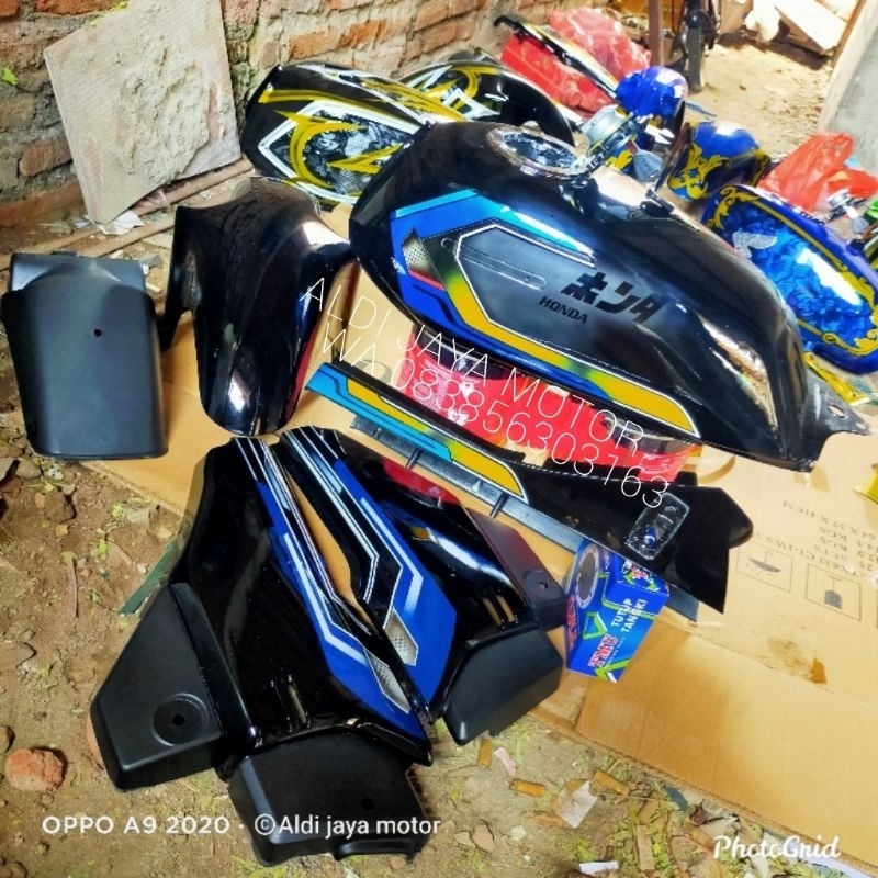 Tangki GL pro GL max Body set GL PRO GL MAX pakek tutup ninja motif Airbrush MOTIF KEKINIAN TERBARU