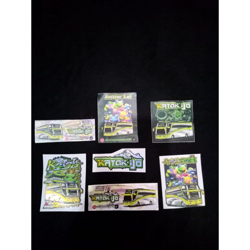 

Stiker Bis Katak Ijo Hologram ORI isi 4 Pcs