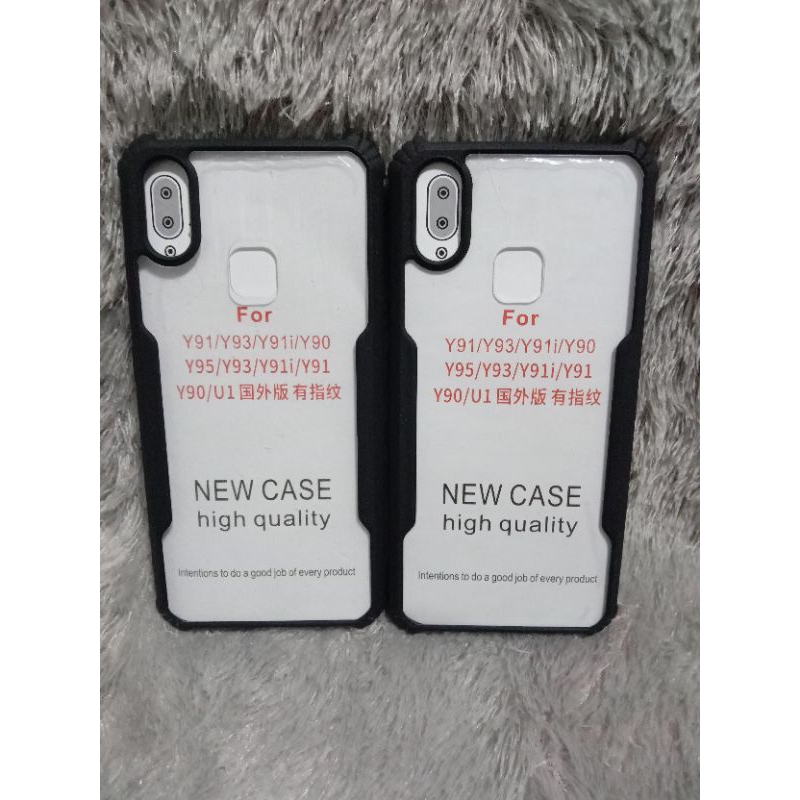 Softcase Casing Armor Vivo Y95 Y91 Y93 Y90 Silikon Case Armor Vivo Pelindung Belakang HP+ kamera