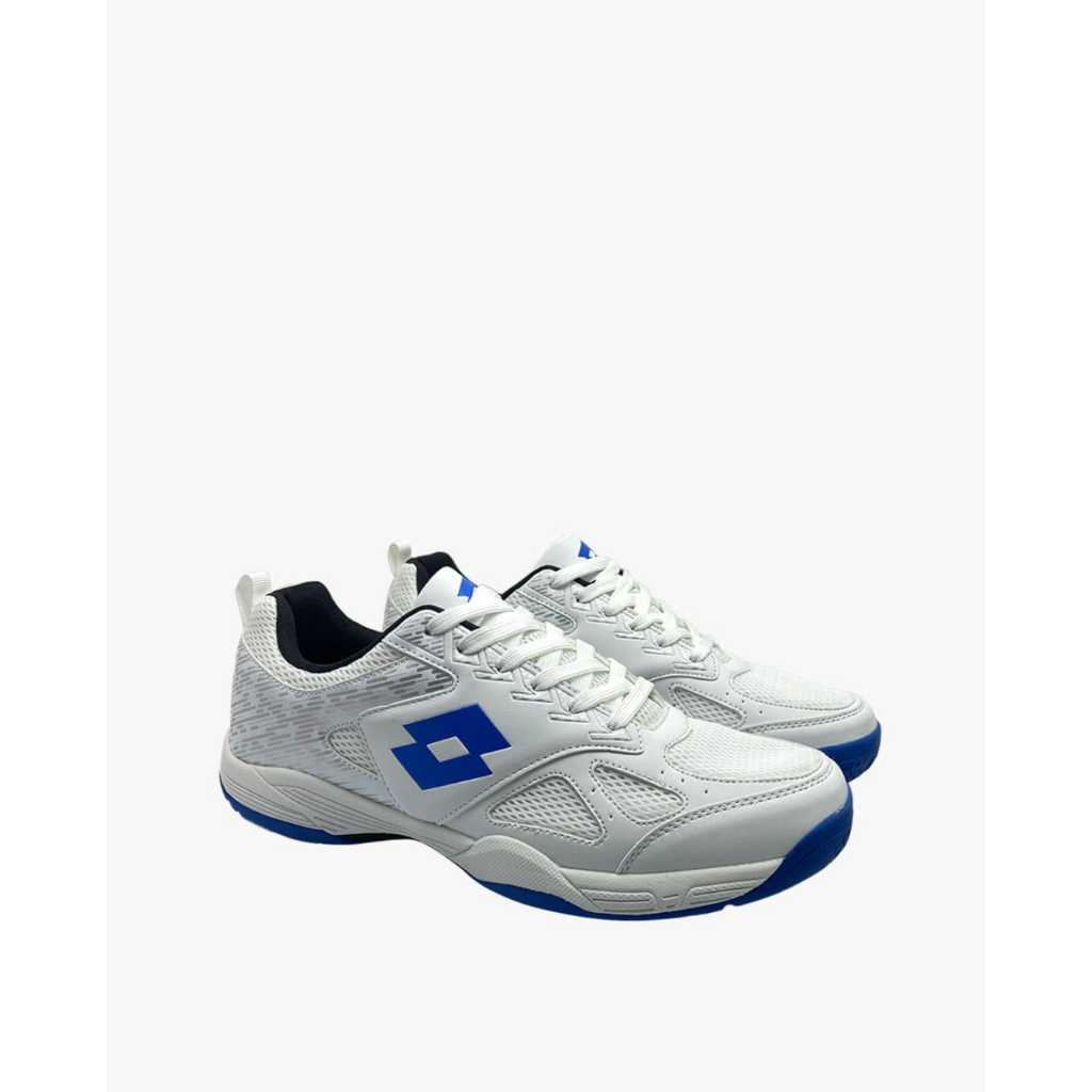 Lotto Lob Men's Badminton Shoes. White. Sepatu Badminton Pria