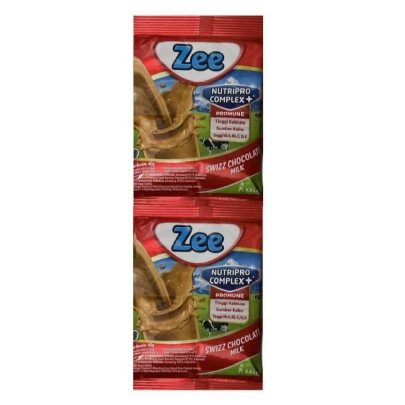 

Zee Sachet Renceng Cokelat / Vanila [40 gr / 10 Sachet]