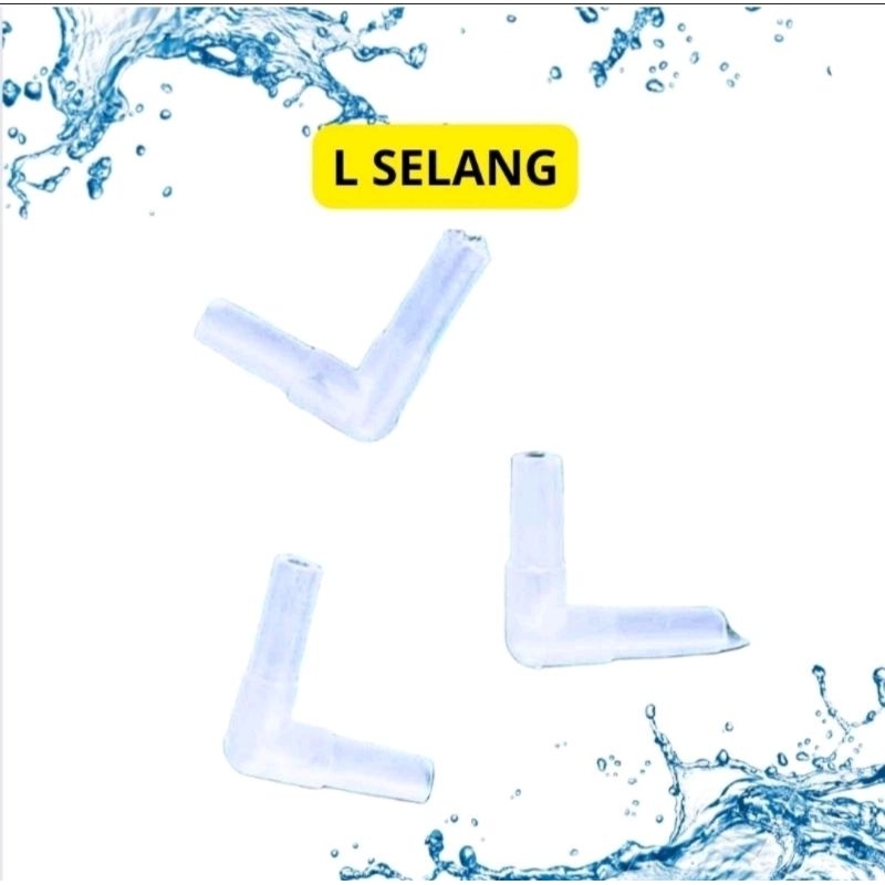 Aneka sambungan L/T/SOK selang per pack isi 100