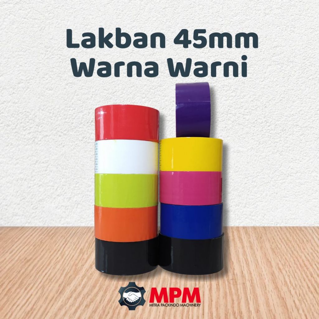 

Isolasi Warna / Lakban Warna / Selotip Warna 45mm x 50yard