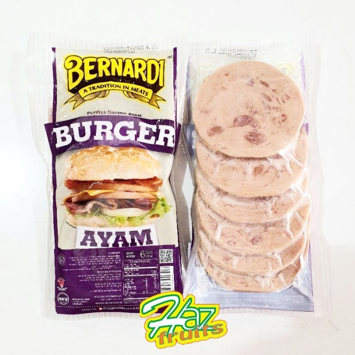 

Bernardi Burger Ayam Isi 6 250 Gr