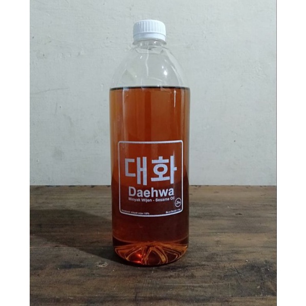 

St0k B4nyak 1 liter minyak wijen/sesame oil pure 100%/murni halal Stok Sedikit
