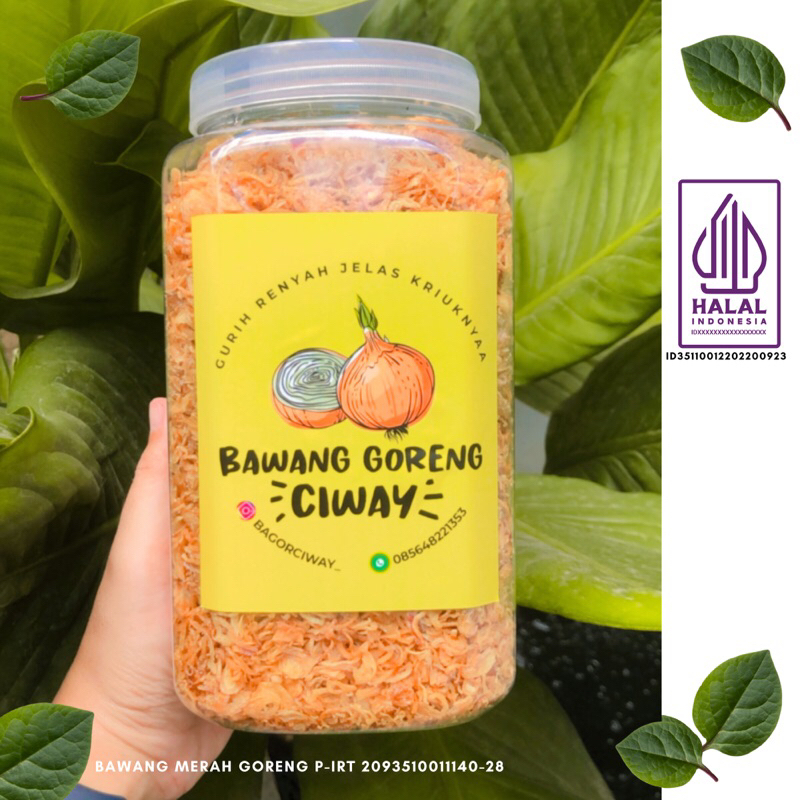 

BAWANG GORENG CIWAY 500gram Original KRIUK TANPA Campuran - Premium Fried Shallots