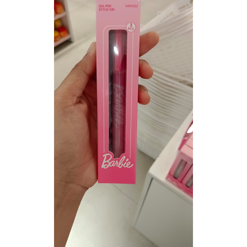 

MINISO X BARBIE GEL PEN ISI 3PCS